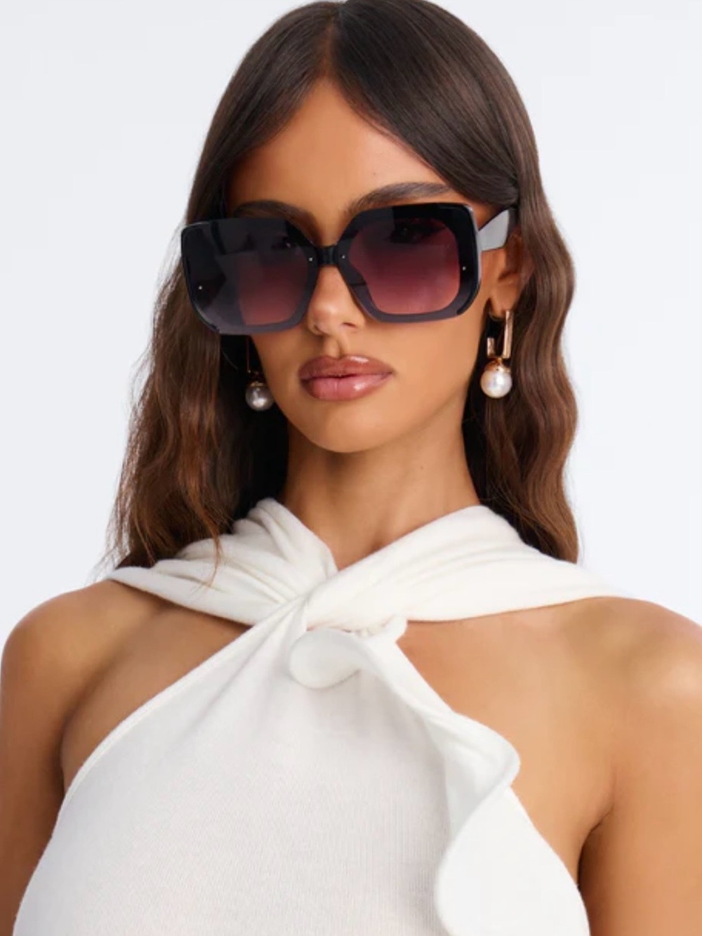 Oversized Square Gradient Sunglasses